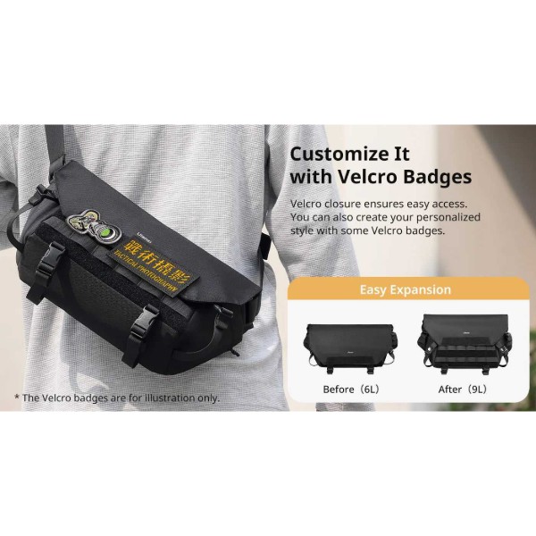 Фото - Сумка для компактной фотокамеры Ulanzi Vlogging Gear Bag (PB008) Black